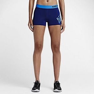 NWT Nike Pro Blue Medium Shorts